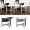 Kitchen Folding Dining Table Mobile Writing Desk Workstation With Storage Drawer