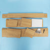 Desktop Bookshelf Storage Rack Home Office Bookcase Organizer Assembly Required