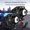 2pcs 12W Motorcycle Motorbike Headlight LED Fog Spot Lights Bulb Angle Eye Lamp