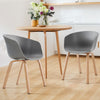 4pcs Dining Chairs Contemporary Lounge Dining Home Office Plastic Reception Seat