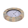 Garden Outside Wall Clock & Thermometer Hygrometer Weatherproof Garden Decor