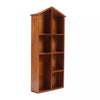 Vintage 10 Grids / House Shape Floating Wall Shelf Wooden Storage Display Rack