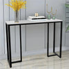 Rectangular Marble Console Table Side Table End Table Narrow Bar Table Stand