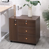 3/5 Drawer Mobile Filing Cabinets Printer Stand Pedestal Lockable Office Cabinet