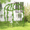 Outdoor Arch Pergola Pavilion Birdcage Shape Garden Arbor-Bronze