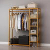 Heavy Duty Clothes Shoe Rack Garment Closet Storage Organizer Hanging Rail Shelf