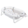 Foldable Portable Baby Bath Tub for Toddler with Baby Cushion For 0-3 years Blue