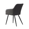 2× Kitchen Dining Chairs Velvet Faux Leather Fabric Padded Home Office Chair set