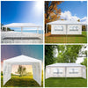10'X20' Outdoor Party Tent Canopy Patio Wedding Gazebo w/ 4 Removable Sidewalls