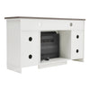 Modern Fireplace Insert TV Stand Cabinet Unit Electric Fire Logs Heater Flame UK