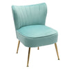 Scallop Back Armchair Cocktail Sofa Accent Seat Living Bedroom Cafe Lounge Sofa