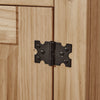 New Sideboard 2 Door Storage Cupboard Solid Mexican Waxed Pine Buffet Cabinet