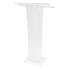 Acrylic Lectern Plexiglass Podium Clear Stand Acrylic Pulpits f/ Churches Office