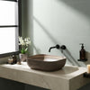 Vintage Wood Grain Rectangle Ceramic Vessel Sink 500 x 392mm Countertop Basin