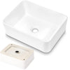 Bathroom Cloakroom Vanity Ceramic Wash Basin Sink Countertop / Wall Mount Modern