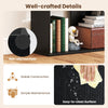 Wooden Storage Organizer 4-Tier Stepped Bookshelf-Black
