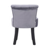 Padded Pouf Stool Vanity Chair Bedroom Dressing Desk Makeup Button Backrest Seat
