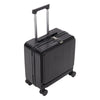 Wheeled Black Suitcase Cabin Trolley Bag Hand Luggage Carry On Travel Case