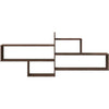 Wall Shelf Brown Oak 167.5x18x68 cm Engineered Wood