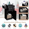 Beauty Salon Storage Cabinet Locking Beauty Styling Equipment Station 2 Drawers