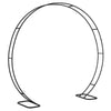 240CM Circle Hoop Arch Stand Metal Wedding Archway Flower Balloon Backdrop Stand