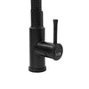 Modern Monobloc Kitchen Mixer Tap with Pull Out Hose Spray Single Lever Black