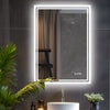 LED Ligthted Bathroom Mirror Vanity Sink Anti-Fog Dimmable Large Mirror IP65