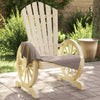 Bulliing Garden Adirondack Chairs 2 pcs Solid Wood Fir,Natural Adirondack N7B1