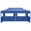 Foldable Party Tent Blue Canopy Gazebo Marquee Awning Waterproof 3x6 m Q2B5