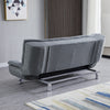 Linen 3 Seater Sofa Bed Couch 2 IN 1 Convertible Sofas Recliner Sleeper Bed New