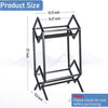 2-Tier Metal Vinyl Record Stand Storage Display Rack Desktop/Bookshelf 160 LPs