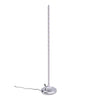 104cm Corner Floor Lamp-Standing Lamp Chrome Base for LivingRoom Bedroom Office