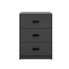 3 Drawer Wooden Bedroom Bedside Cabinet Furniture Storage Nightstand Side Table