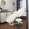 Beauty Salon Chair Bed Reclining Facial Therapy Massage Table Tattoo Couch Stool
