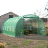 3X2M 4X3M 6X3M Polytunnel Walk-in Garden Plants Greenhouse Tent Zip Door Windows