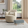 Soft Pouffe Padded Seat Footstool Ottoman Upholstered Foot Stool Long Bench Seat