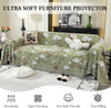 LiveGo Sofa Cover for 3 Seater, Chenille AB Sided Slipcover for Sofa, All-Season