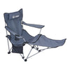 Folding Outdoor Chair Camping Garden Fishing Recliner Seat Furniture w/ Footrest