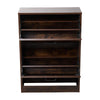Shoe Rack Shoe Storage Cabinet Wooden Stand Cupboard Unit 2 Drawers Organiser UK