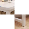 White Side End Table Console Table Living Room Bedroom Storage Rack 100X40X72Cm