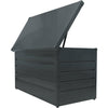 350L Garden Storage Box Utility Chest Cushion Shed Metal Large Outdoor Garden