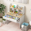 Children Writing Table Wooden Study Desk with Drawer