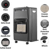 Gas Heater Indoor Portable Foldable Calor Cabinet with 3 Heat Settings Hose Clip