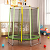 4.5FT Kid Trampoline With Safety Net Enclosure Children Outdoor Garden Fun Toys