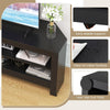 Corner TV Stand 3-Tier Entertainment Center Console Table w/Shelves