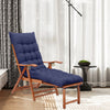 Garden Sun Lounger Cushion Chair Sunbed Recliner Replacement Cotton Seat New