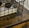 Tall Industrial Cabinet Rustic Metal Chest Drawers Storage Display Shelving Unit