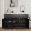 Buffet Sideboard with Cabinets Drawers and Adjustable Shelf