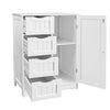 Bathroom Bedroom Cabinet Shelf Cupboard Storage Unit Free Standing Floor Wall
