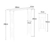Heavy Duty Metal Garden Arch Archway Gate Plants Rose Wreath Wedding Stand Event